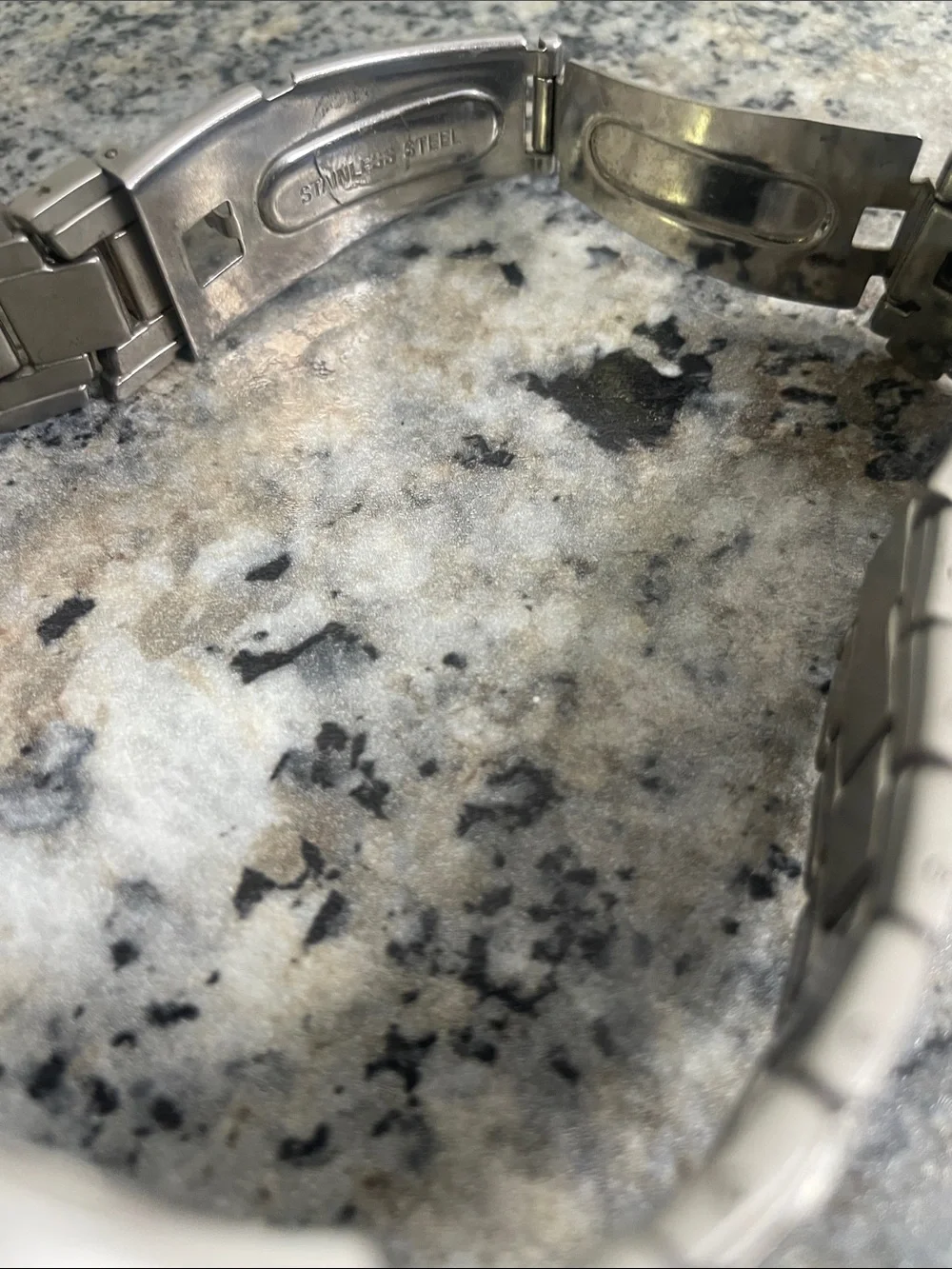 Geneva Silver Bracelet Watch with Blue Dial